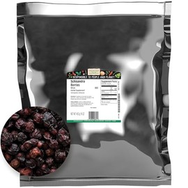 Frontier Co-op Schisandra Berries, 1lb Bulk Bag, Whole | 100% Pure and Natural Dried Berries | Ideal for Schisandra Berry Tea and Herbal Uses, Kosher