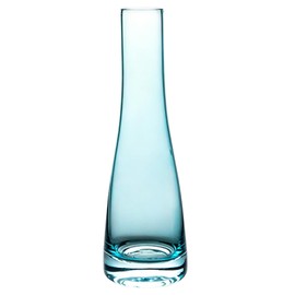 21CM/8.3Inch Blue Glass Single Stem Vase Bud Flower Vase Slim Floral Vase Centerpiece for Wedding Party Home and Office Decor