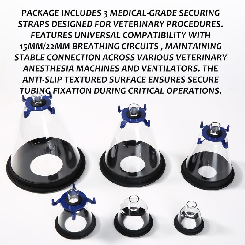 Pet Anesthesia Mask for Large Rats, Small Cats Veterinary Anesthesia