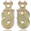 4 Pack 1/2" Clevis Grab Hooks, Grade 70 Forged Steel