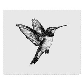 Azeeda 2 x 'Kolibri im Flug' Mikrofaser-Objektiv- / Brillenreinigungstücher (LC00031905)