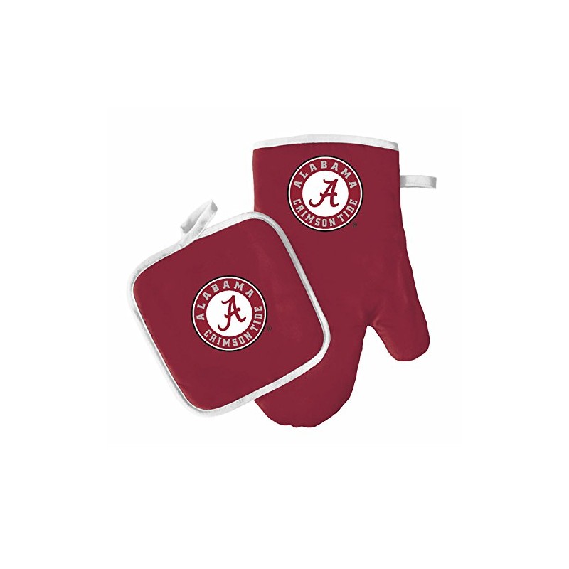 Pro Specialties Group Alabama Crimson Tide Oven Mitt/Pot Holder Set,