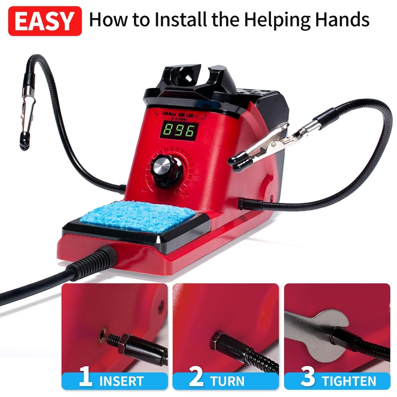 YIHUA 926 III 110W Soldering Iron Station Kit with LED
