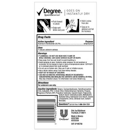 Degree Ultraclear Women's Antiperspirant Deodorant Dry Spray, Black/White, 3.8 oz