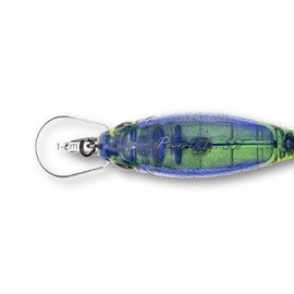 LMAB Crankbait 5.5 cm Power Vibe 55F - 3 Running Depths, Floating - Wobbler Bass, Crankbait Wobbler, Artificial Bait Fishing, Perch Wobbler, Spin Fishing Bait (Purple Rave, SR, Running Depth 1-2 m, 12
