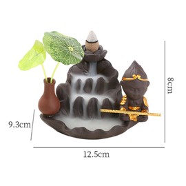 Zhongguoqiaomao Incense Holder Backflow Incense Burner Dragon Incense Burner Ceramic Home Decoration Incense Holder Backflow Incense Burner Waterfall Incense Cones for Home Decoration