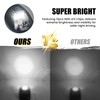 Gonice White 12 LED Cab Lights - 5PCS Smoked Roof