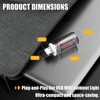 PSEQT USB Car Retro Interior Lights, Touch Dimming Mini Neon