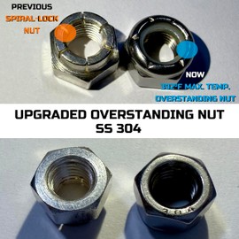 VANJOY 6-Inch V Band Clamp for 2006 6.0 Powerstroke Turbo & Exhaust Pipes – 304 Stainless Steel, One-Click Quick Release, Leak-Proof Design, 1 PCE (6.0)