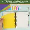 5 Subject Notebook College Ruled with Movable Tab Dividers, 300