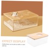 Sosoport Small Pets Toilet Bath Box Acrylic Hamster Bathtub Guinea