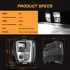 Auxbeam LED Fog Lights DOT Approved Replacement for Dodge Ram