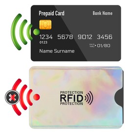 SWKJ 9 Pcs RFID Card Holder, Colorful RFID-Blocking Sleeves for Women Men,One Card Protects Entire Wallet/Purse for Identity Cards Bank Cards Credit Cards (9.1 × 6.2cm)