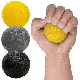 Everlast FIT Hand Therapy Kit, 3x Different Strengths for Hand, Wrist, Finger, Forearm, Grip Strengthening & Therapy. Great for Hand Flexibility, Rehabilitation, Strengthen Fingers & Stress Relief. - 3 Balls (Soft/Medium/Firm)