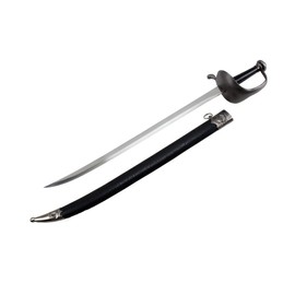 Wuu Jau L-5543 Pirate Sword with Scabbard, 37", Black