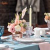 Hyoola Taper Candles - 7 Inch Ivory Dripless, Unscented Dinner