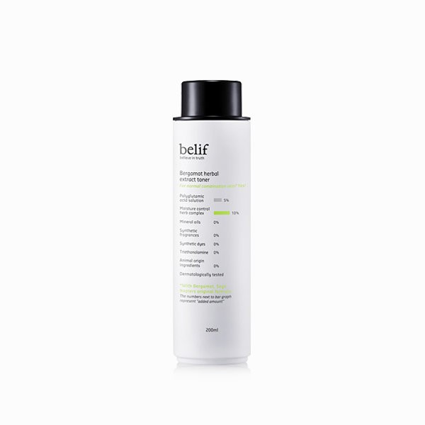 Belif Bergamot Herbal Extract Toner 200ml / 빌리프 베르가못 허벌