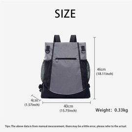 Large Capacity Sports Backpack, Multi-functional Basketball Training Bag, Adjustable Strap Sports Backpack for Outdoor Camping Hiking Cycling - Color: Rust Orange, Size: one-size