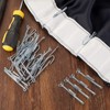 70 Pieces Metal Curtain Hooks Slip on Drapery Hook Shower