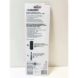 Husky Deep Metric Thin Wall 3/8" Drive 10 Piece Socket Set 8-18mm 1001357468