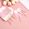 Frcolor Hair Pin, Gold, Three Pin, Pearl, With Bangs, Hair