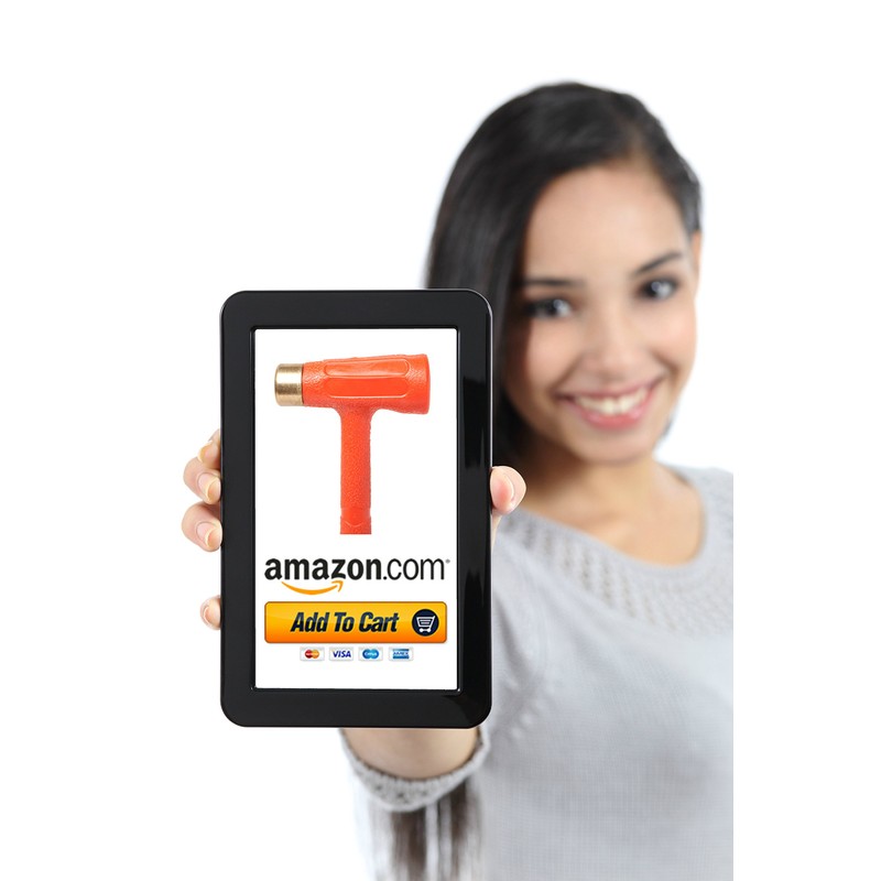 Dead Blow Hammer 1.5lb (24oz) - Unibody Molded, Rebound &