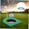 GRIRIW Golf Putting Practice Cups Set Portable Plastic Training Aid