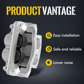 KUSATEC 18B5023 18B5022 Front Disc Brake Caliper with Bracket fit for Ford F-250/F-350 Super Duty 2005-2012; Both Left and Right side