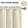 DWCN Blackout Curtains for Bedroom – Rod Pocket Thermal Insulated