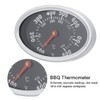 DEWIN BBQ Grill Thermometer, Oval Shaped Stainless Steel Roasting Thermometer