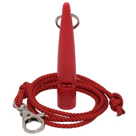 ACME Dog Whistle No. 210.5 + Whistle Band Included, Original from England, Ideal for Dog Training, Robust Material, Standard Frequency is Loud and Wide-Reaching (Carmine Red)