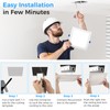 HONZIN 12 Pack 4 Inch Square Recessed Lighting, 5CCT Ultra