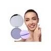 Polvo Matificador Seda Cremoso Lavanda Maquillaje Mate Tono Morado transparente