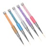 OHPHCALL Manicure Pen Set 5pcs Nail Art Drawing Tools Fine