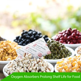 SurpOxyLoc(100Sachets)100cc Oxygen Absorbers for Food Storage, Food Grade Oxygen Absorbers Packets for Food