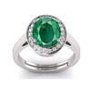 LMDPRAJAPATIS Natural 8.00 Ct Lab Certified Emerald Panna 925 Sterling