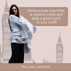 Trillion London® Spring Collection | Silver Plain Scarves | Silk