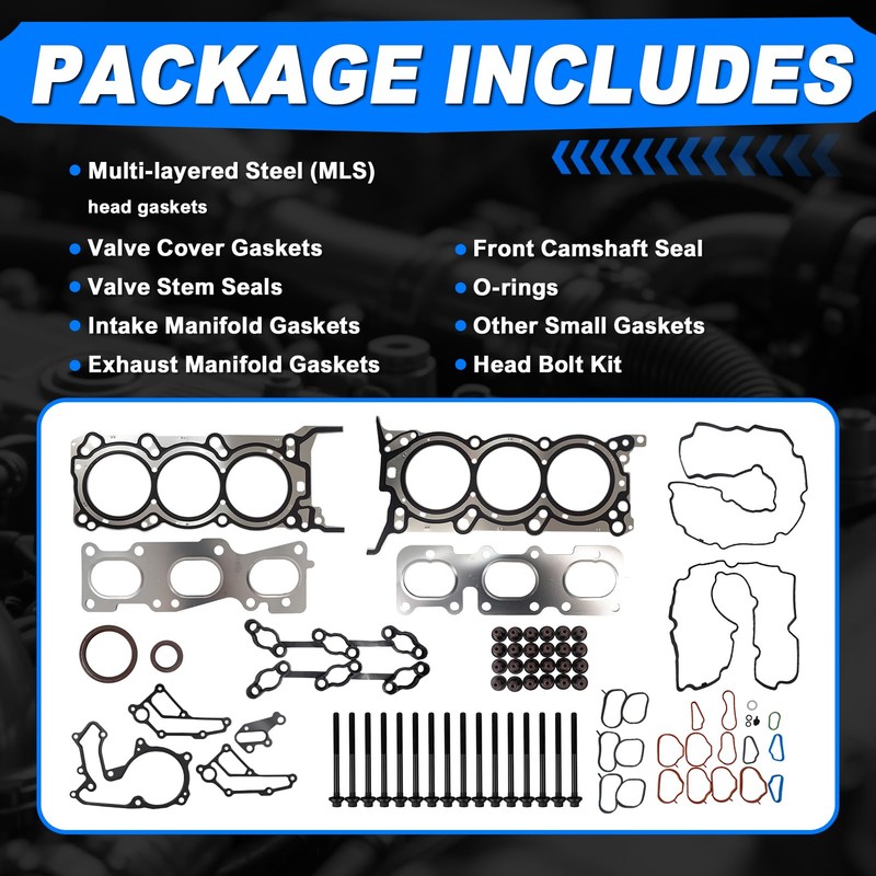 3.3 Engine Head Gasket Set with Bolts Kit Fit for