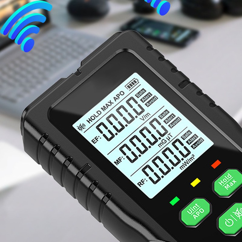 3 in 1 Radiation Detector Handheld EF MF RF Meter