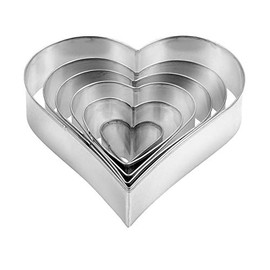 Tescoma Delícia Heart-Shaped 6-Piece Cookie Cutters