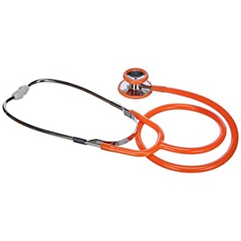 Wan Dual Head Stethoscope Orange Light Chrome Plated Nurse Stethoscope