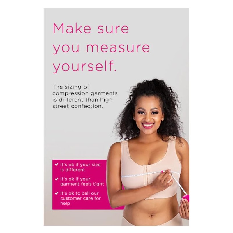 LIPOELASTIC- PI Elite- Post-Operative Compression Bra -Breast Augmentation, Breast Reduction,