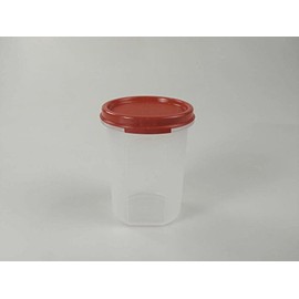 TUPPERWARE Container round 440 ml red