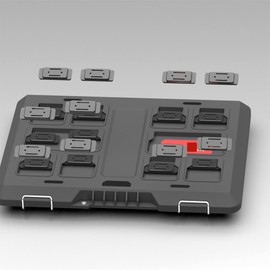 NyVoozy 20pcs-Feet Mounting System, Mounting Feet for Milwaukee Packout, Mounting Feet for Milwaukee Packout System (Black)