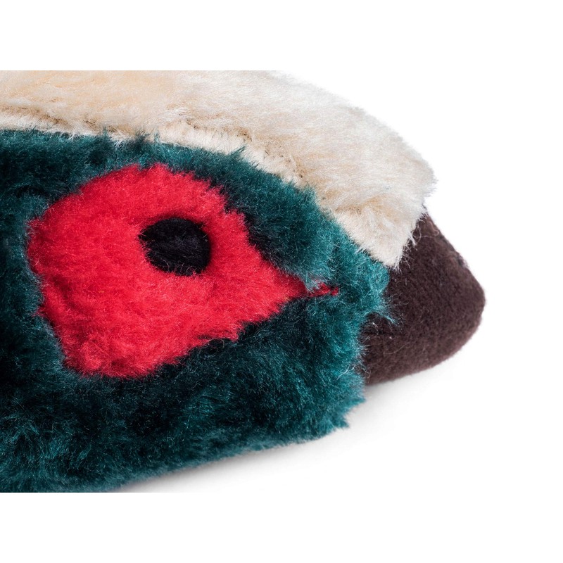 Petface Squeaky Pheasant Plush Dog Toy