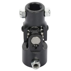 ROADFAR U-joint Steering Shaft Coupler 3/4"-36 Spline * 3/4" DD Black Single U-Joint Shaft 83mm