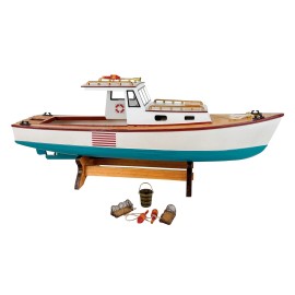Home Decor Sailingstory SAILINGSTORY Wooden Classic Lobster Boat Model Boat Decor Ship Model Nautical...