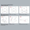 iDEALS UK PACKAGING LTD white cardboard folding lid self lock
