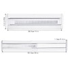 chenqi Adjustable Drawer Dividers, 2 Pack Expandable Plastic Kitchen Clothes