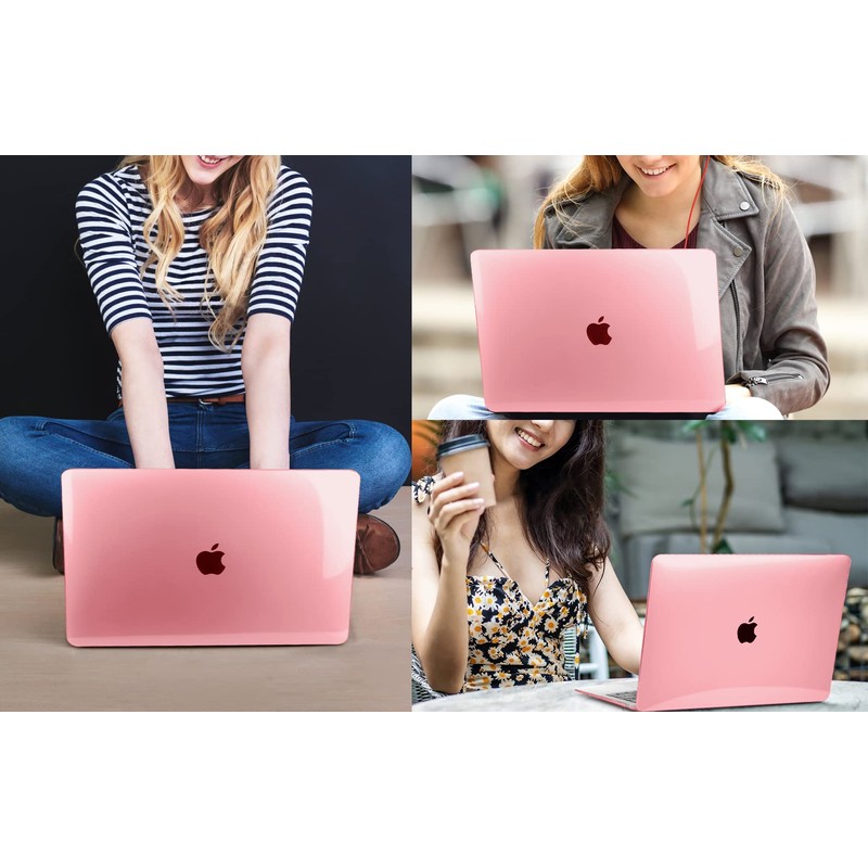CISSOOK for MacBook Air 13 Inch Case Pink,Plastic Hard Shell